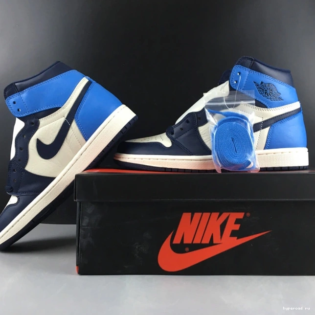 Obsidian 1 555088-140 Retro High Jordan OG Air 1107